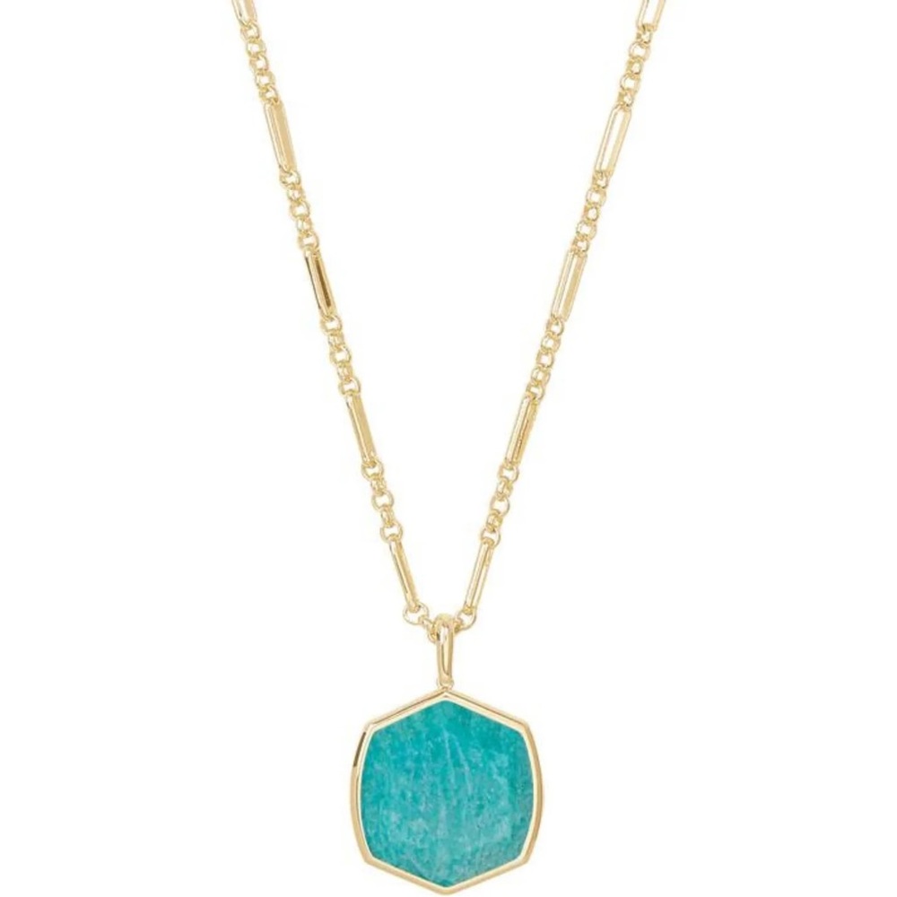 Kendra Scott Teal Amazonite Necklace